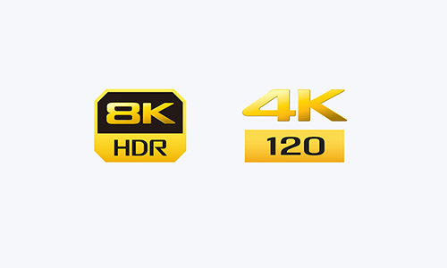 8K & 4K/120 HDMI Connectivity
