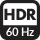 60Hz HDR icon