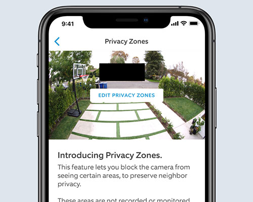 Customizable Privacy Zones