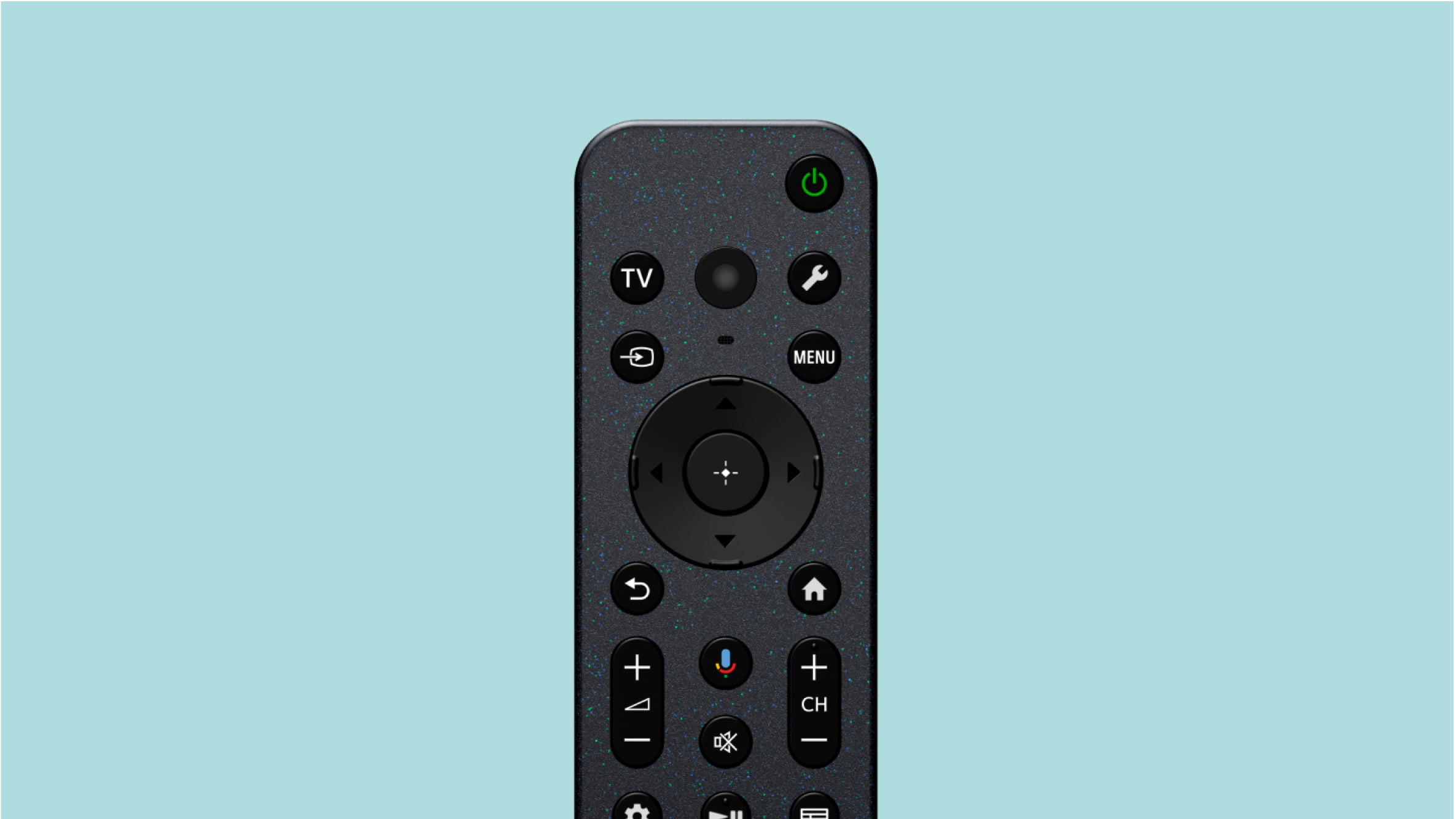 BRAVIA3 Eco Remote. Easy to clean and use.