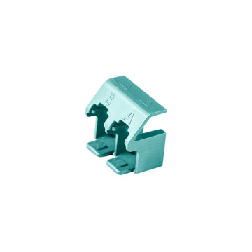 Picture of CLEERLINE - SSF LC MM CONNECTOR CLIP W/POLARITY TUBE (AQUA) (100 PK)