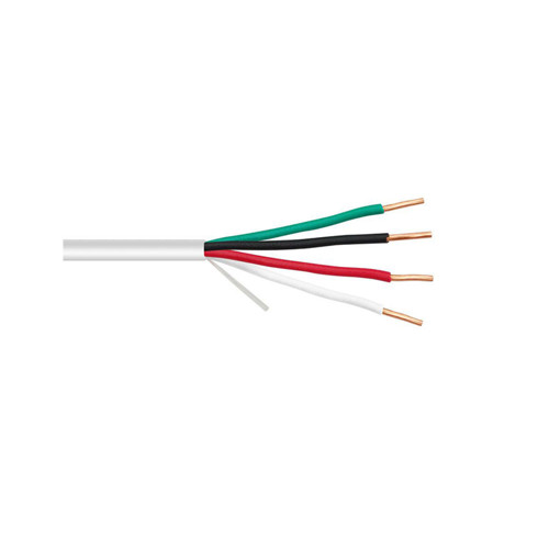 Picture of SCP 4 CONDUCTOR, 22 AWG SOLID COPPER, (C)UL, FT4 PVC, SECURITY ALARM, WHITE - 1000 FT BOX