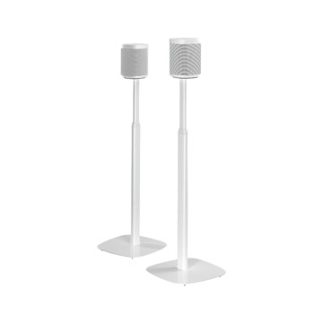Picture of MOUNTSON ADJUSTABLE FLOOR STAND FOR SONOS ONE, ONE SL & PLAY:1 WHITE - PAIR
