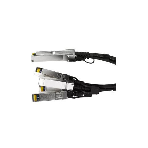 Picture of AVPRO MXNET 1M 3'3" 40G QSFP+ TO FOUR 10G SFP + BREAK-OUT ACTIVE OPTICAL CABLE