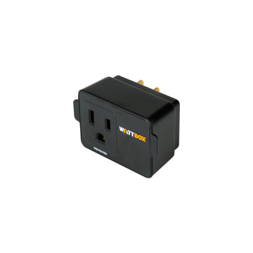 Picture of WATTBOX - SURGE 1 OUTLET WALL TAP (BLACK)