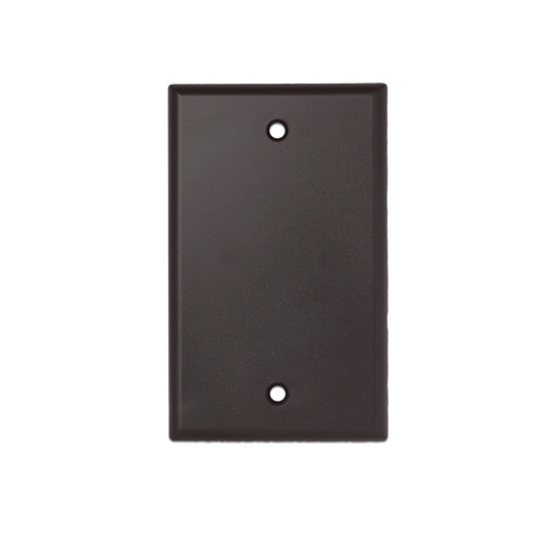 Picture of WIREPATH - BLANK STANDARD WALL PLATE (BROWN)
