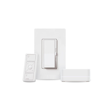Picture of LUTRON - CASÉTA DIVA SMART DIMMER STARTER KIT WITH SMART HUB AND PICO REMOTE