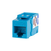 Picture of WIREPATH - CAT 5E UTP KEYSTONE JACK 90 DEGREE WITH IDC CAP (BLUE)