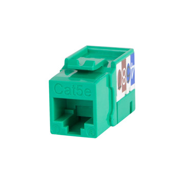 Picture of WIREPATH - CAT 5E UTP KEYSTONE JACK 90 DEGREE WITH IDC CAP (GREEN)