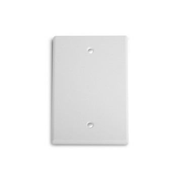 Picture of WIREPATH - BLANK MIDI WALL PLATE (WHITE)