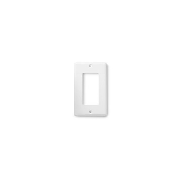 Picture of WIREPATH - DECORATIVE SINGLE GANG WALL PLATE - WHITE