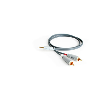Picture of BINARY - B3-SERIES 3.5MM MINI STEREO TO RCA MALE (1 METER)