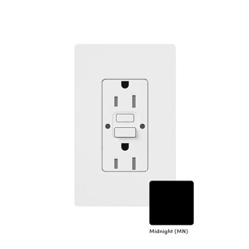 Picture of LUTRON - 15A SELF-TESTING GFCI RECEPTACLE (MIDNIGHT)
