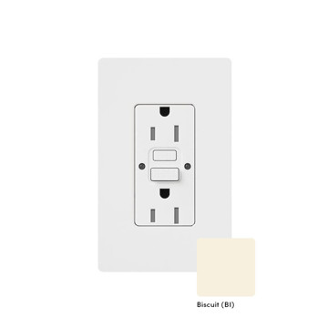 Picture of LUTRON - 15A SELF-TESTING GFCI RECEPTACLE (BISCUIT)