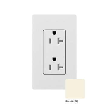 Picture of LUTRON - 20A SELF-TESTING GFCI RECEPTACLE (BISCUIT)