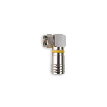 Picture of BINARY - F RIGHT ANGLE MALE COMPRESSION CONNECTOR FOR RG6/U