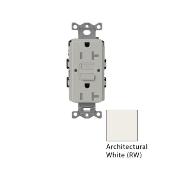 Picture of LUTRON - 20A SELF-TESTING GFCI RECEPTACLE (ARCHITECTURAL WHITE)