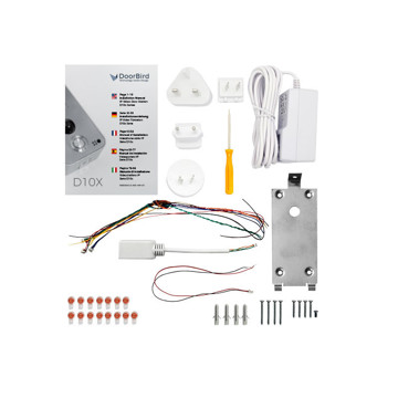 Picture of DOORBIRD - REPLACEMENT MOUNTING KIT (POWER SUPPLY, MOUNT PLATE, SMALL PARTS)