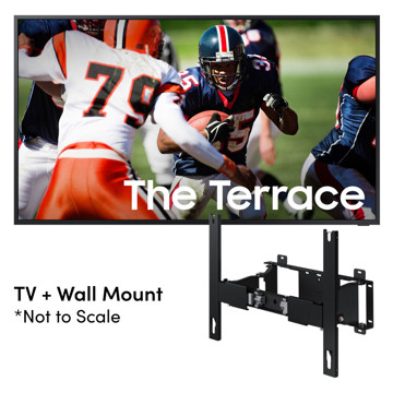Picture of SAMSUNG - THE TERRACE 85IN LST9 QLED 4K UHD / THE TERRACE WALL MOUNT BUNDLE